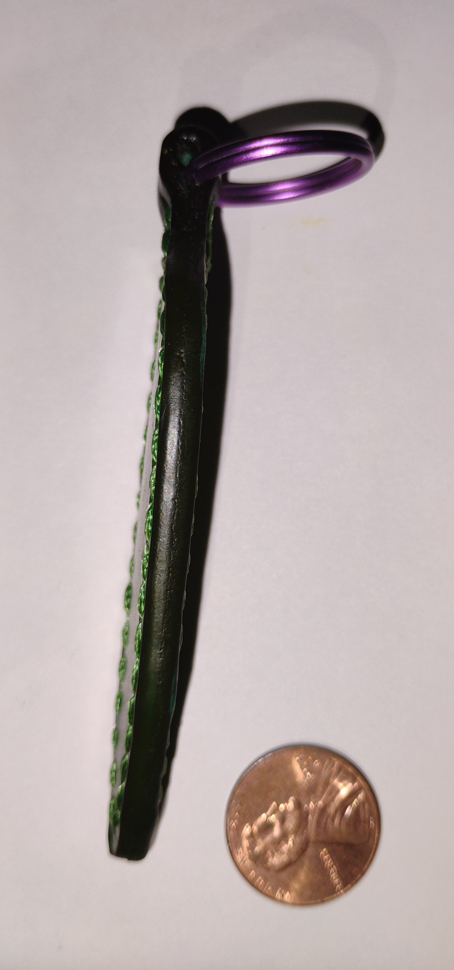 Keychain - Lucky green chilli pepper / Llavero - Chilito jalapeño de la suerte