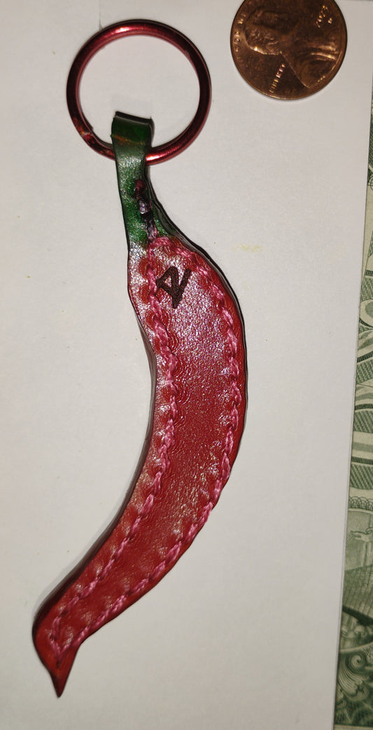 Keychain - Lucky red chilli peeper / Llavero - Chilito cascabel de la suerte