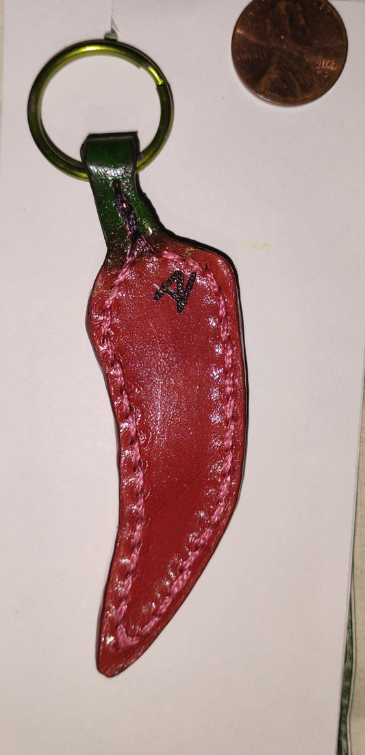 Keychain - Lucky red chilli peeper / Llavero - Chilito rojo de la suerte
