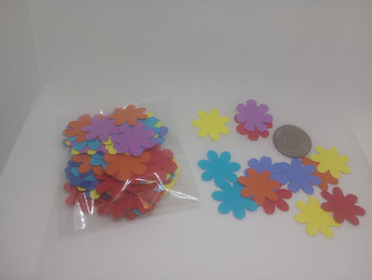 7 Petal paper flowers confetti