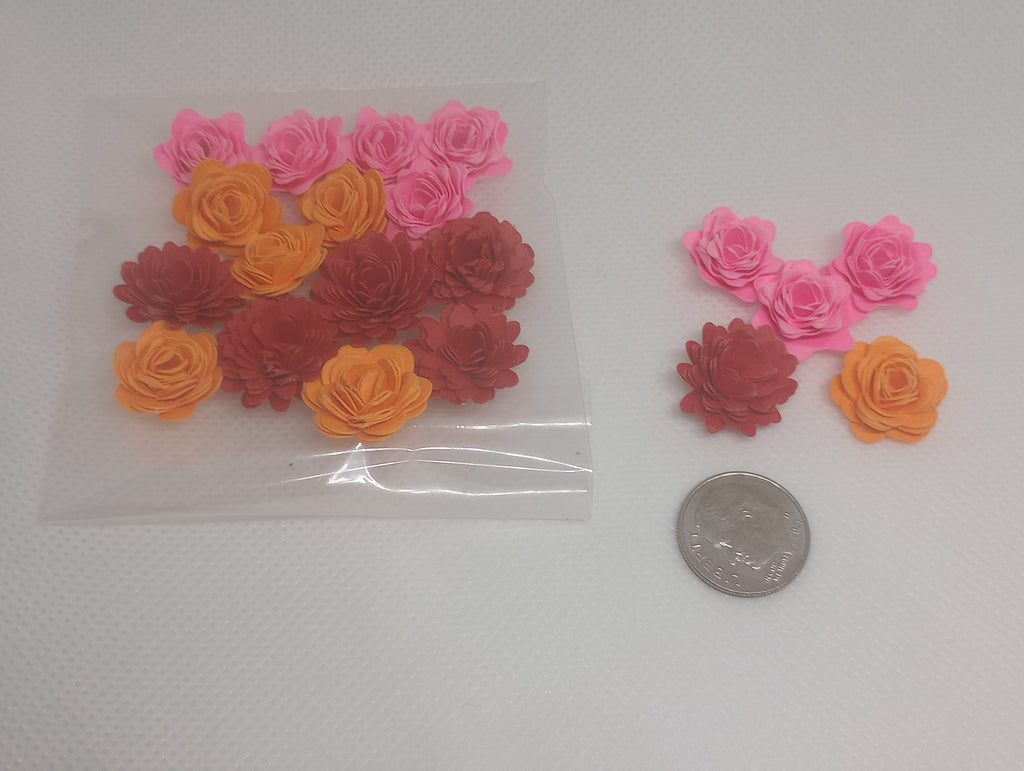 3D Paper Flowers (1/2 inch wide)