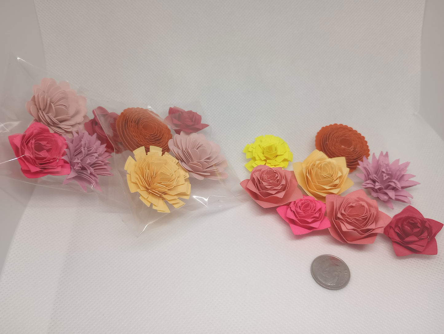 3D Paper Flowers (1 inch wide approx.)