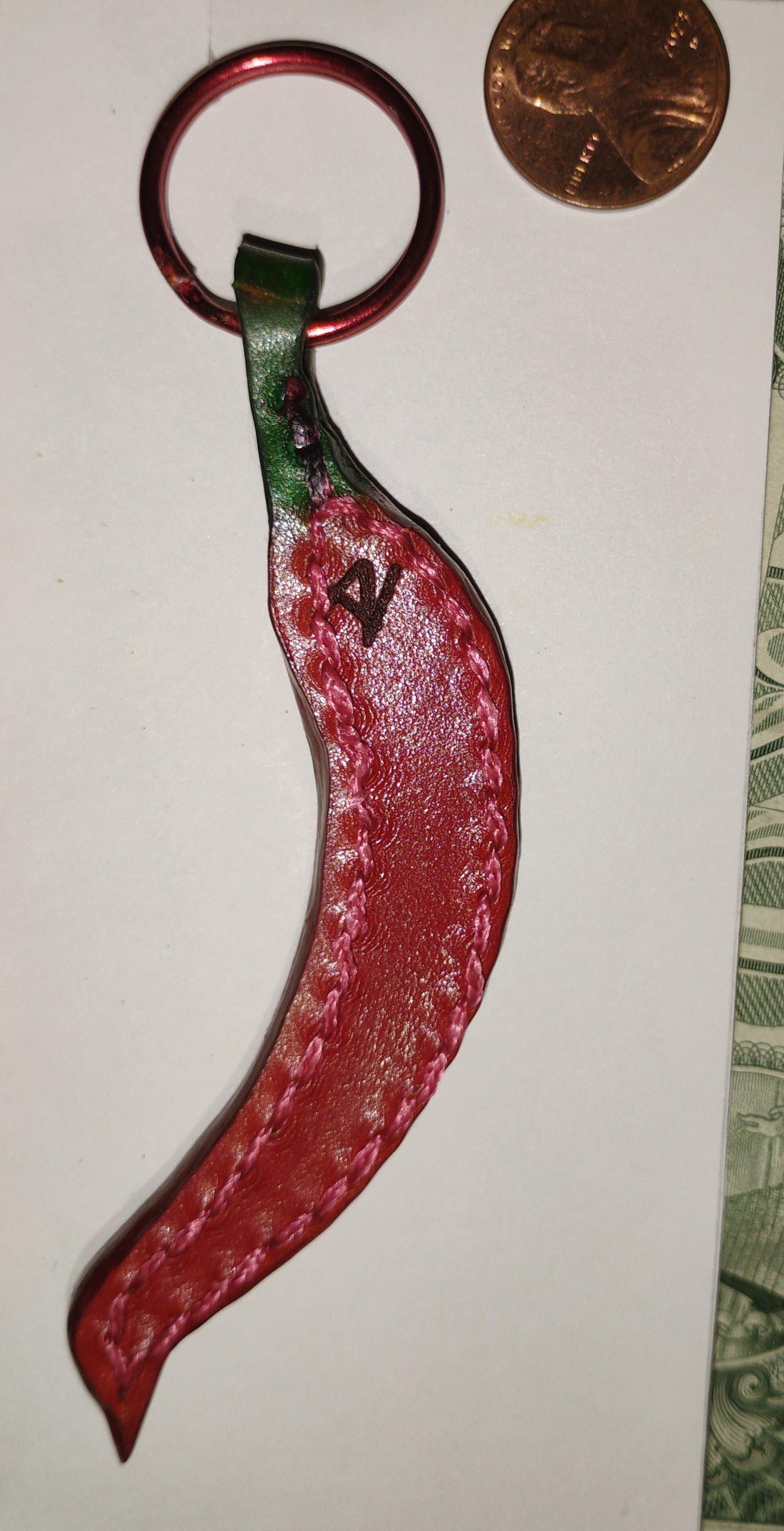 Keychain - Lucky red chilli peeper / Llavero - Chilito cascabel de la suerte