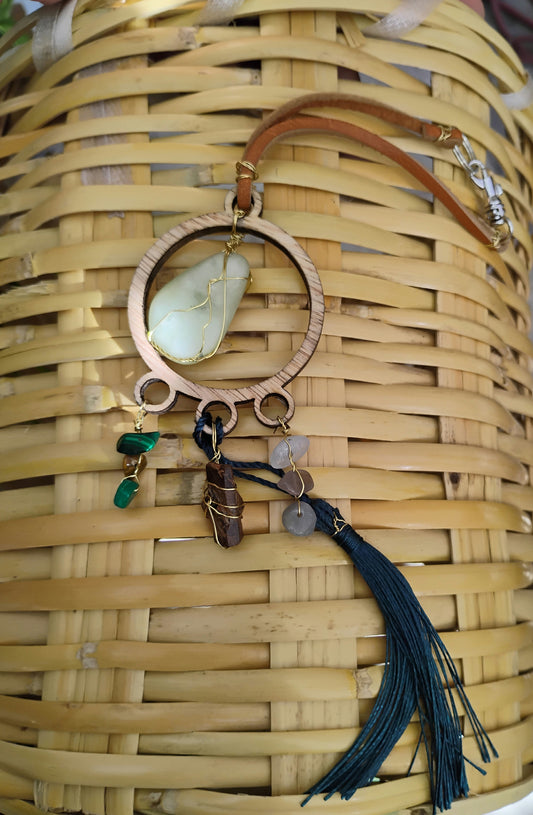 Multi crystals - Rear view mirror vehicle charm