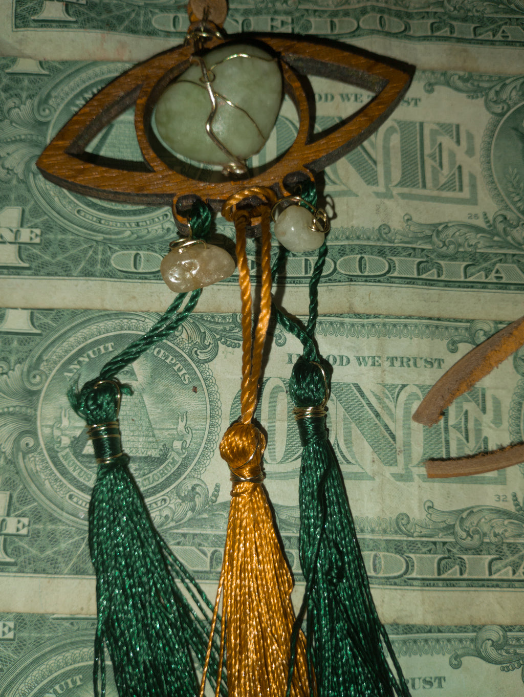 Rear view mirror vehicle charm # Jade (Eye)