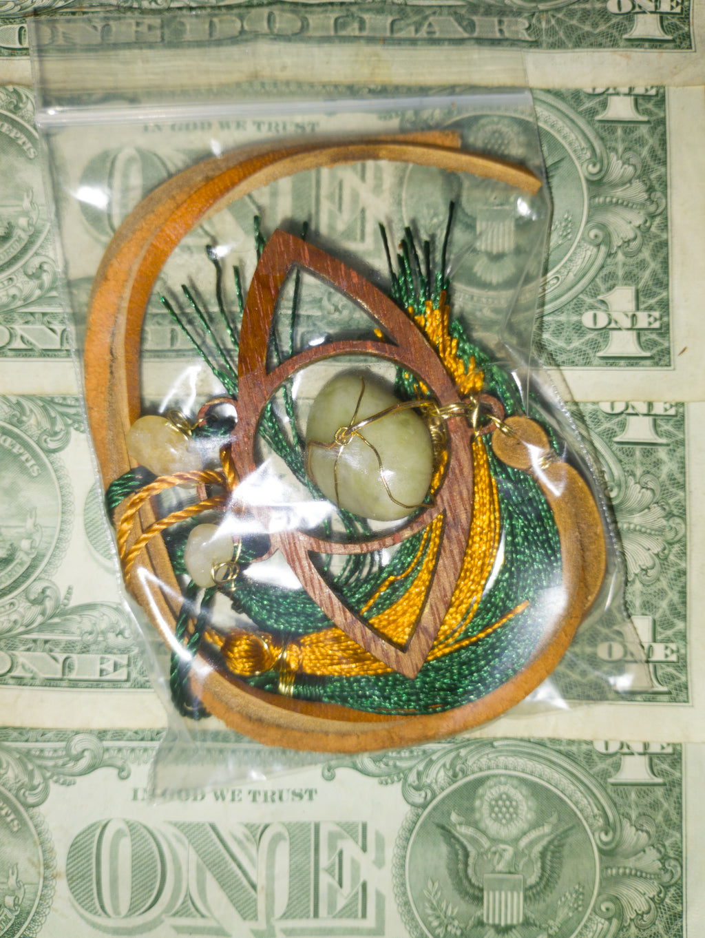 Rear view mirror vehicle charm # Jade (Eye)